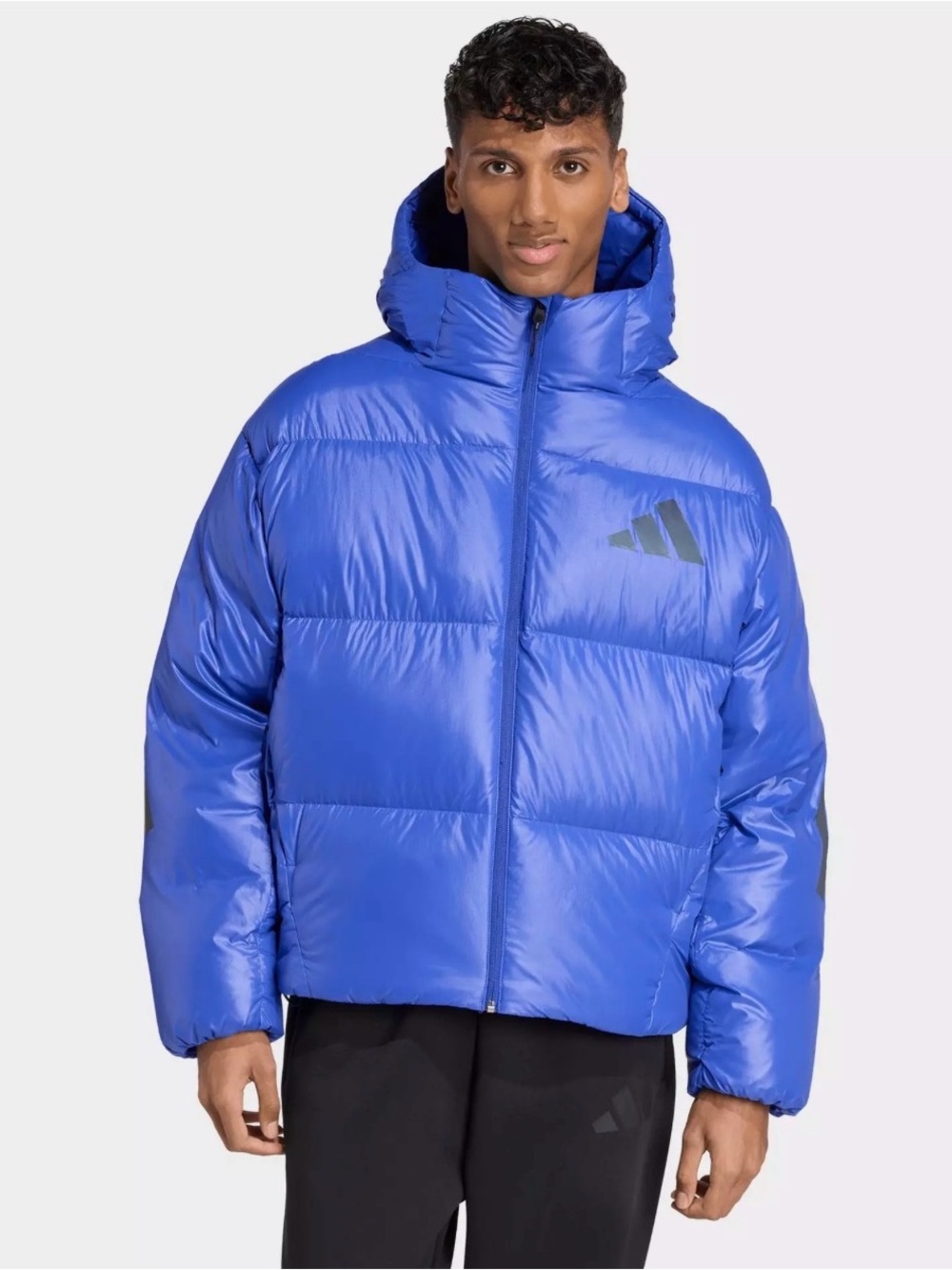 MEN'S ADIDAS Z.N.E. CLIMAWARM DOWN FULL-ZIP PUFFER JACKET Size Large